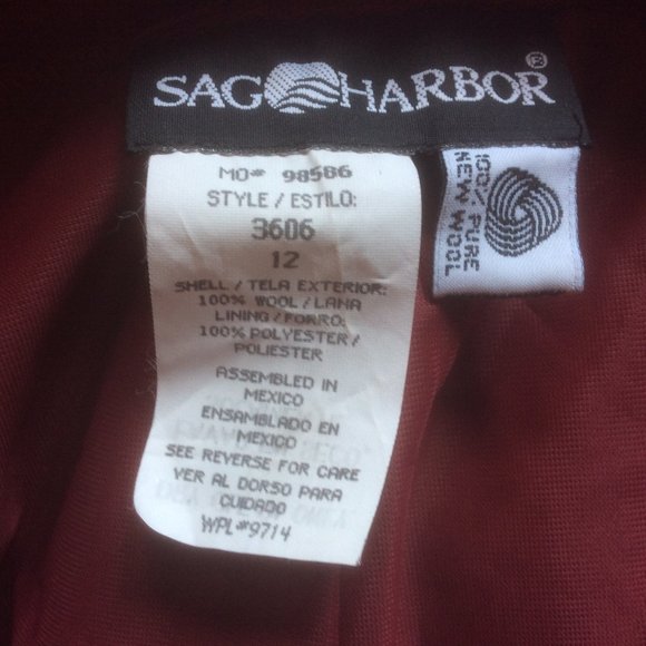 Vintage 80s Wool Burgundy Super High Rise Lined Retro Trouser Shorts Size 12* - Picture 3 of 4